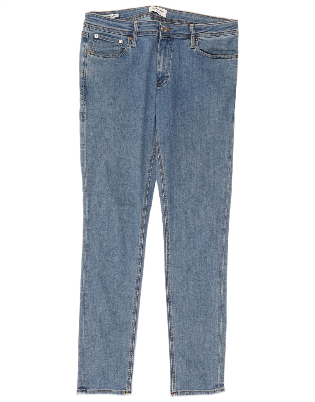 JACK & JONES Jeans skinny Liam da uomo W34 L32 Blu