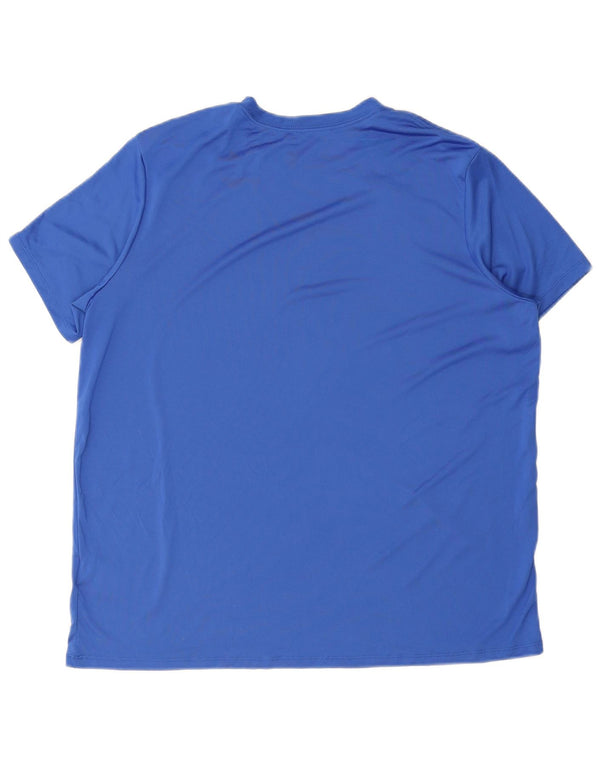 T-shirt Nike da uomo Dri Fit Top XL blu poliestere