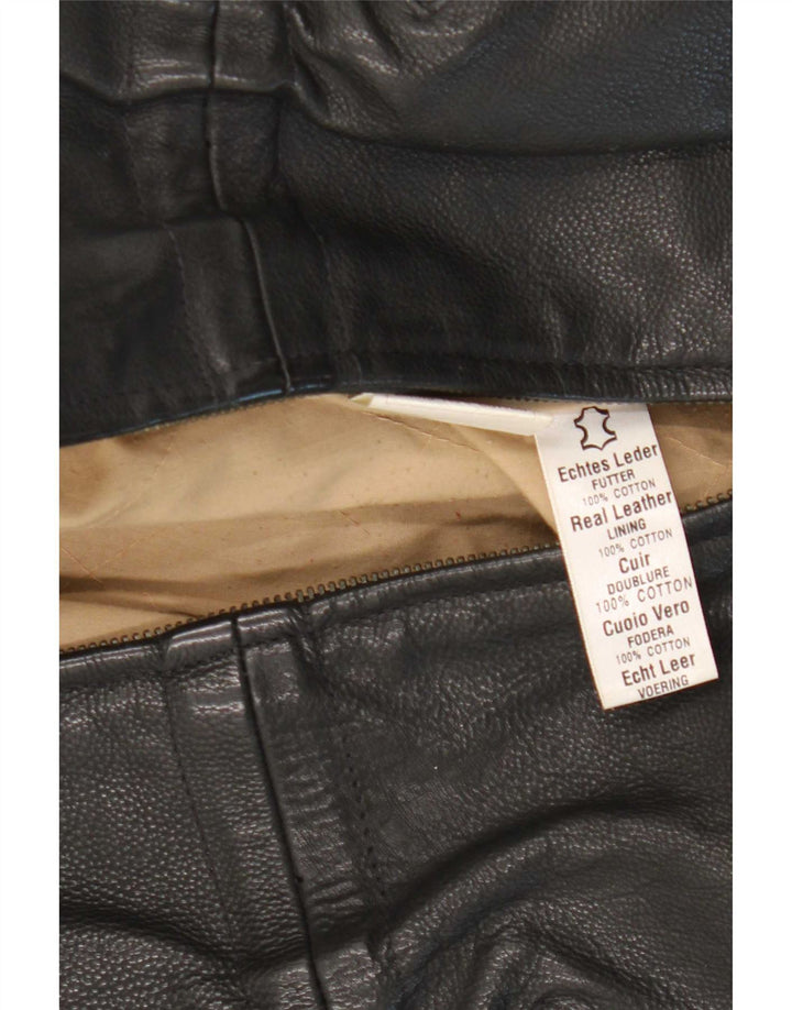 Giacca in pelle da donna Fly UK 14 pelle nera media