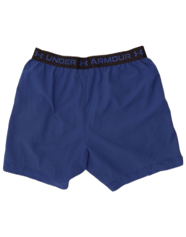 Pantaloncini sportivi grafici da uomo Under Armour XL blu poliestere