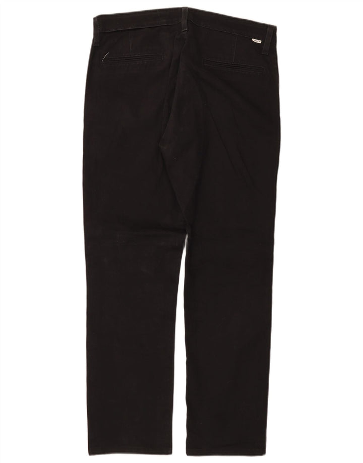 Pantaloni chino dritti da uomo Levi's W33 L28 cotone nero