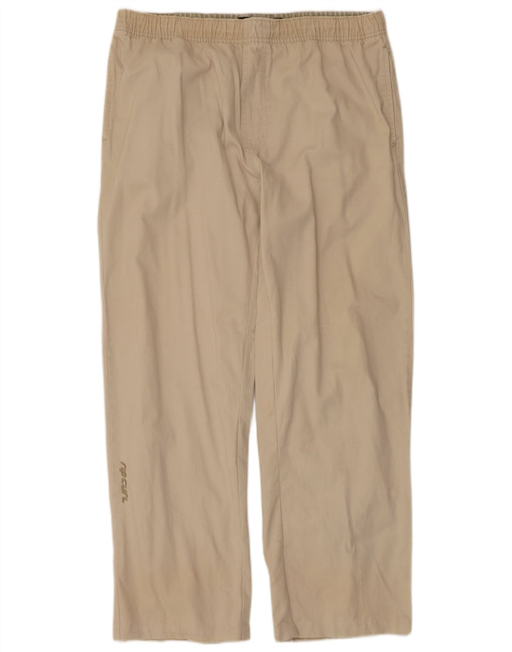Pantaloni chino dritti da uomo Rip Curl medi W34 L29 cotone beige