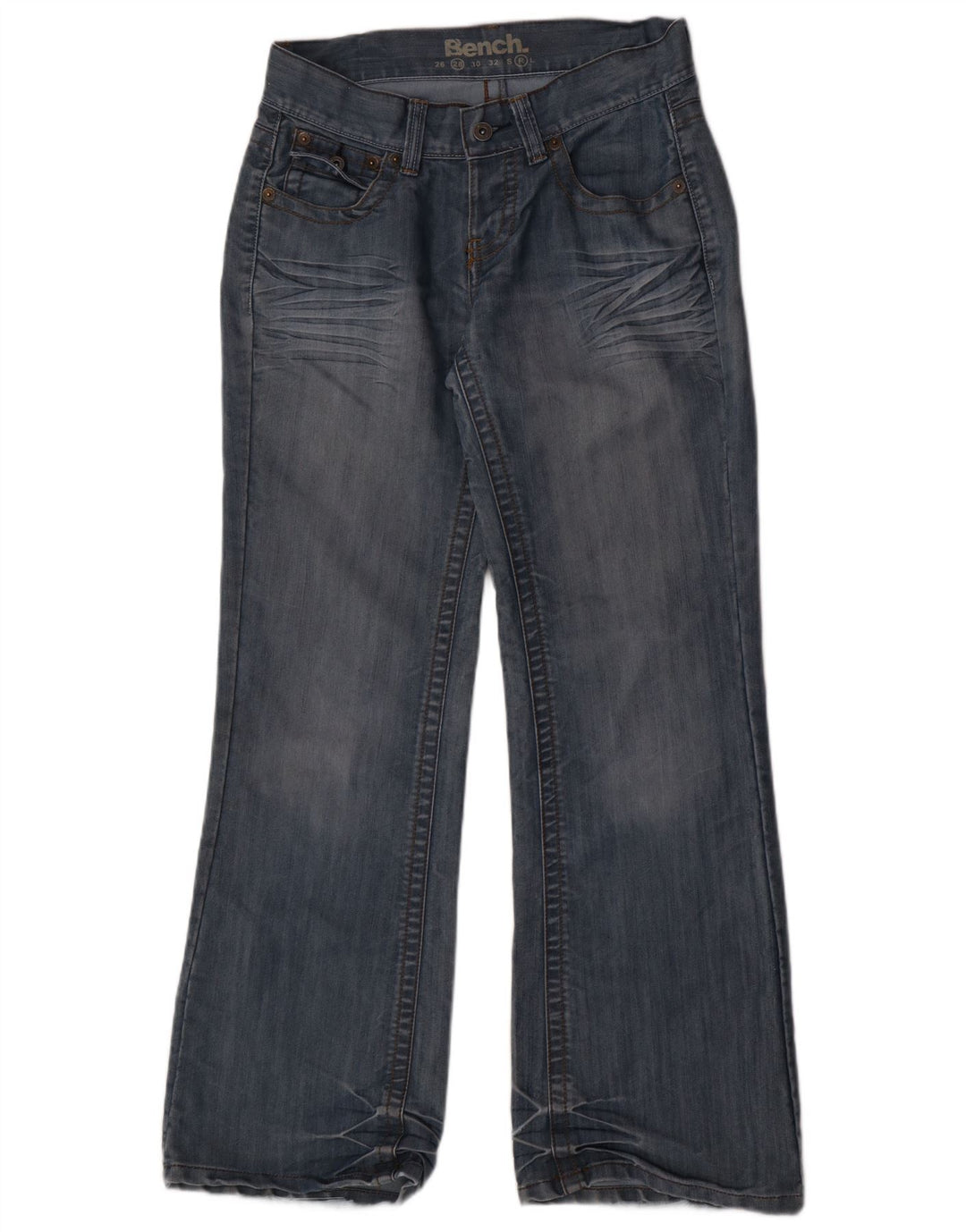 Jeans bootcut da donna Bench W28 L32 cotone blu
