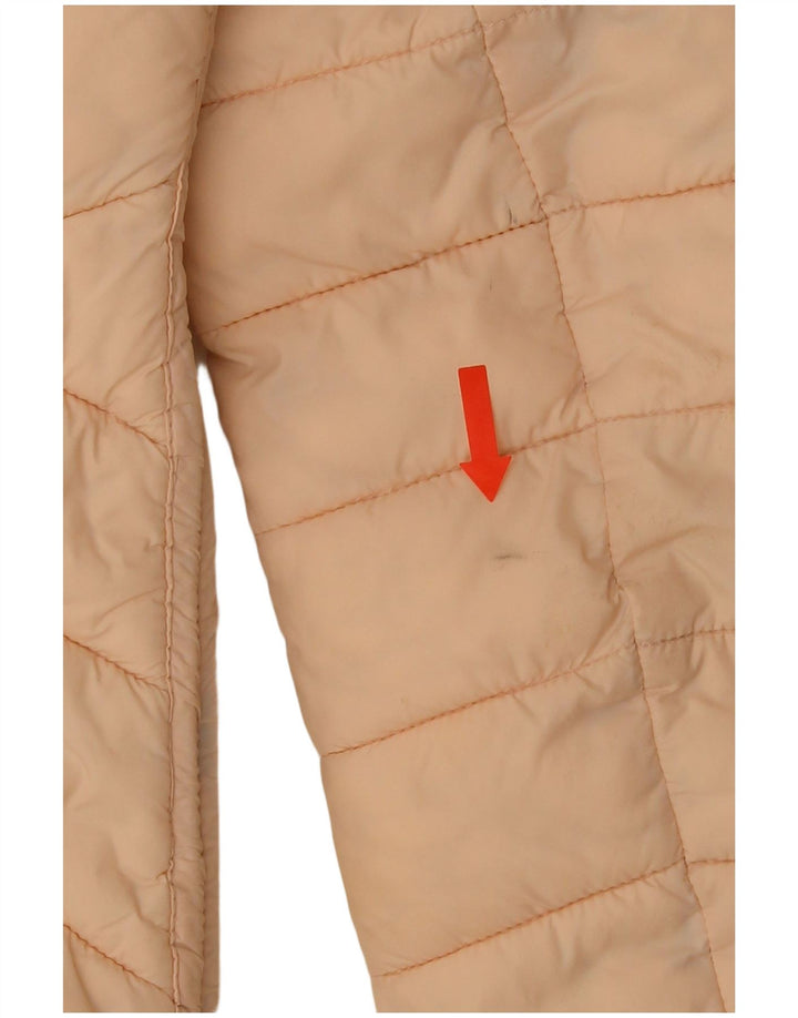 Giacca imbottita con cappuccio da donna Superdry UK 10 Small Pink Nylon