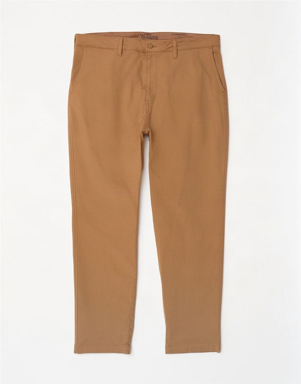 Pantaloni chino affusolati standard da uomo Levi's W38 L32 cotone kaki
