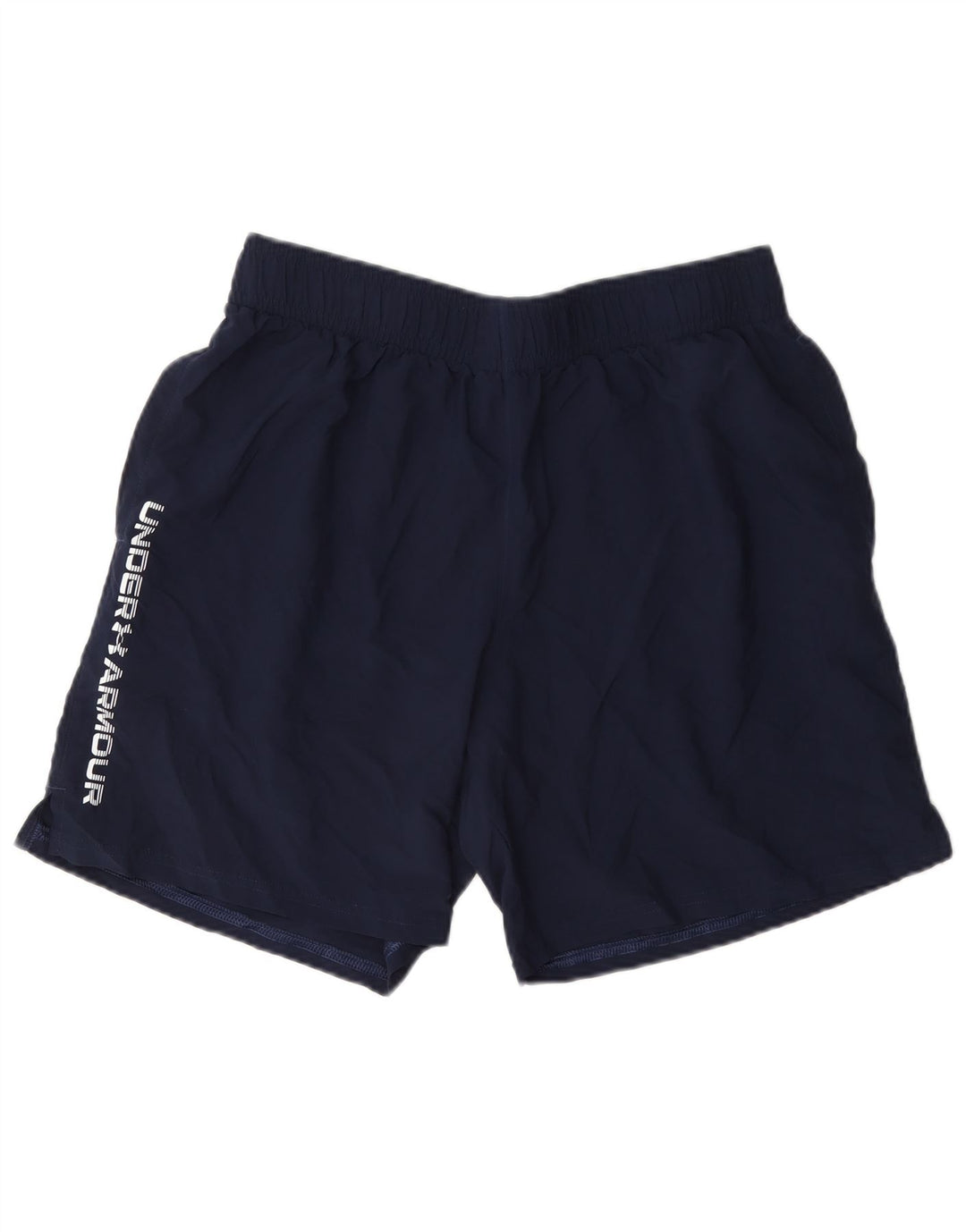 Under Armour Pantaloncini sportivi grafici da uomo di grandi dimensioni in poliestere blu navy