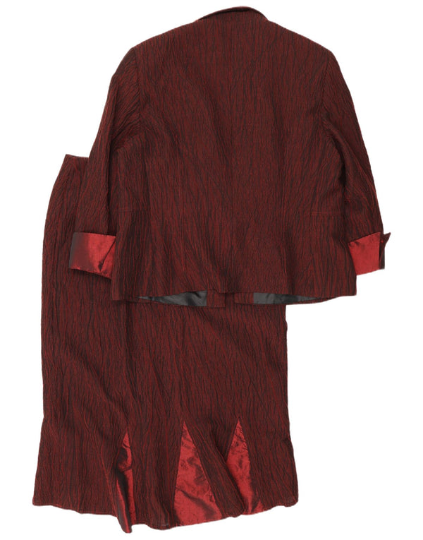Set gonna 2 pezzi da donna John Bentley UK 18 XL W36 rosso color block