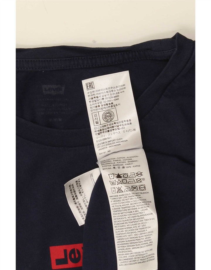T-shirt grafica regolare a maniche corte da uomo Levi's, blu navy medio