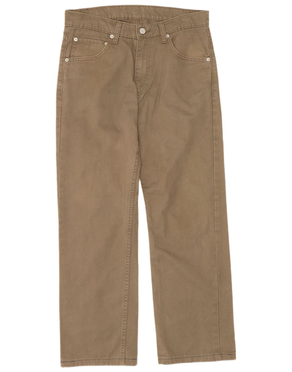 Levi's Uomo 752 Pantaloni casual dritti W30 L28 Cotone kaki