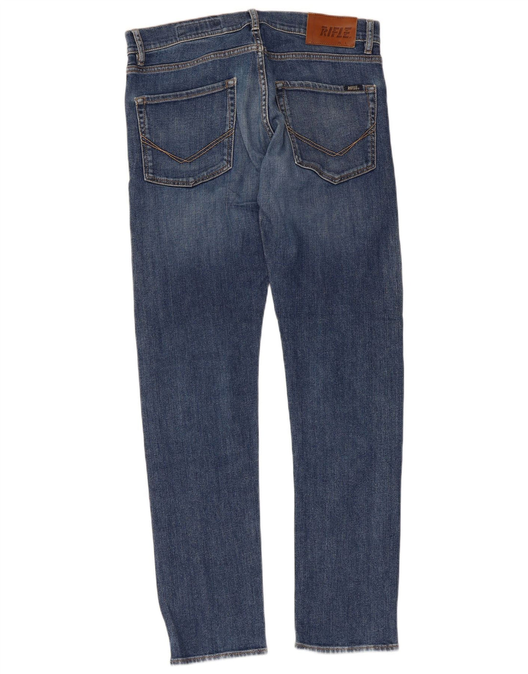 Jeans dritti da donna Rifle W34 L35 cotone blu
