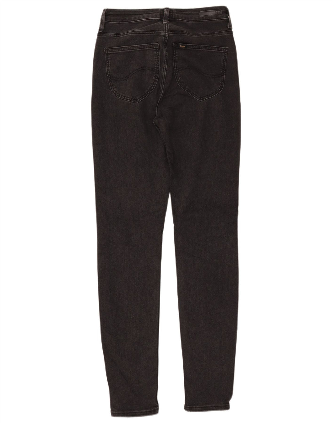 Jeans skinny alti Scarlett da donna LEE W28 L33 cotone nero