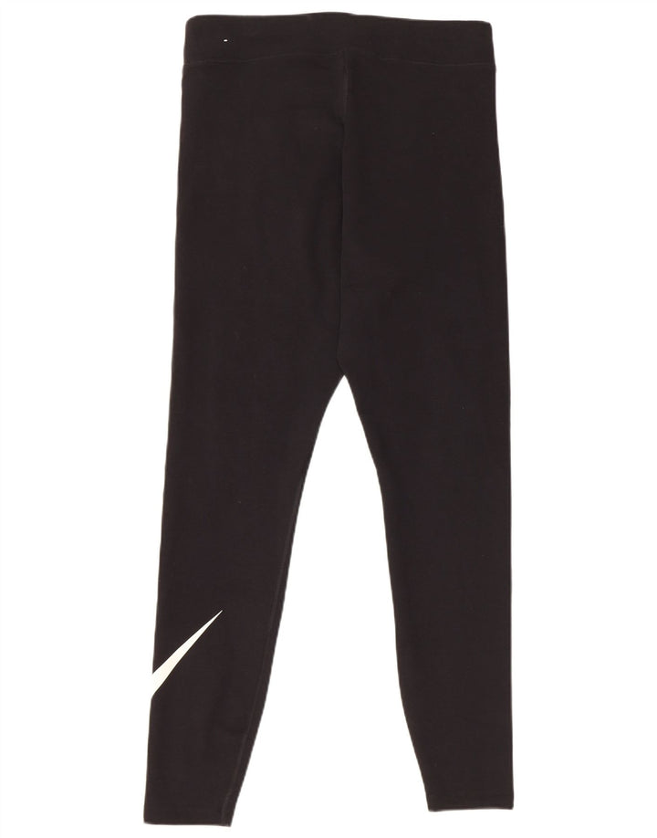Leggings grafici da donna Nike UK 16 grande cotone nero