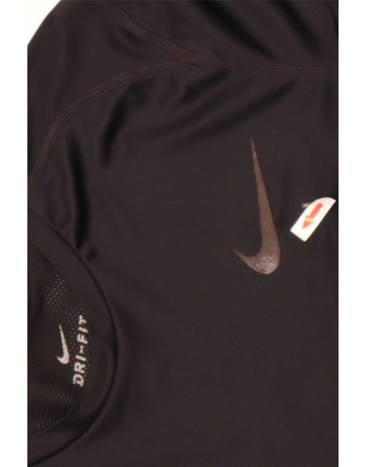 T-shirt Nike Dri Fit da uomo, piccola, in poliestere nero