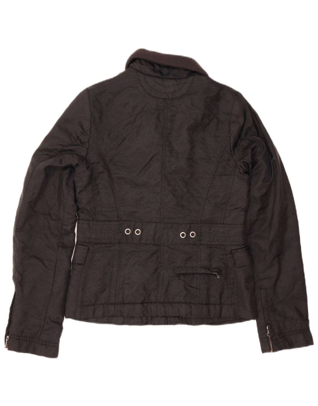 Giacca utility da donna Tommy Hilfiger UK 10 piccola nylon nero