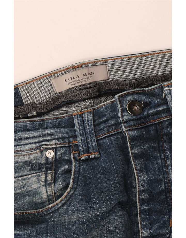 Jeans skinny da uomo Zara EU 40 medio W31 L27 blu