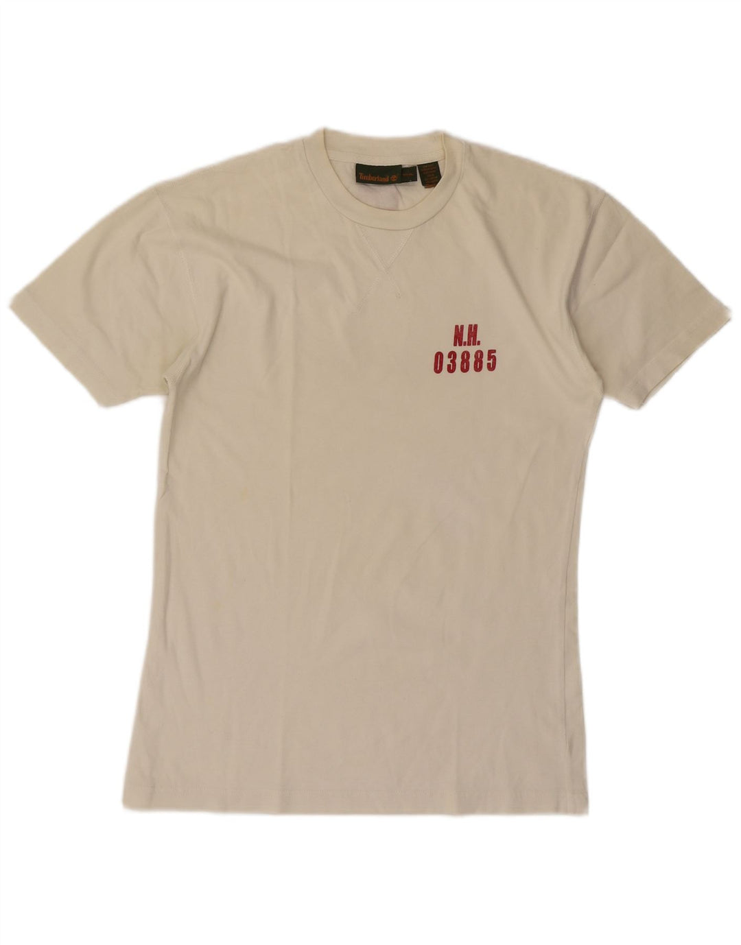 T-shirt grafica da uomo Timberland Top piccola in cotone bianco
