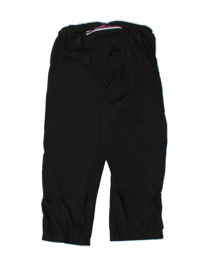 MOUNTAIN WAREHOUSE Womens Capri Tracksuit Trousers UK 14 Medium Black Vintage Mountain Warehouse and Second-Hand Mountain Warehouse from Messina Hembry 