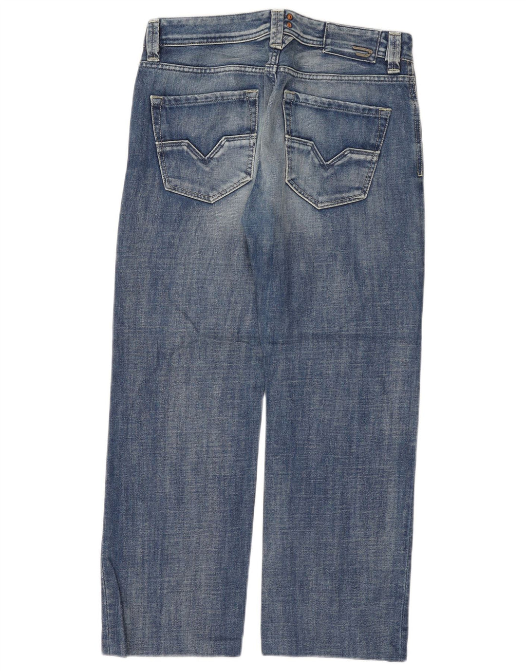 DIESEL Jeans dritti da uomo Larkee W30 L27 cotone blu