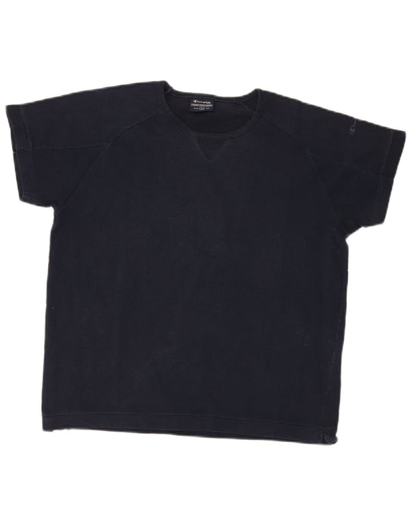 T-shirt da donna Champion Top UK 16 grande cotone blu navy
