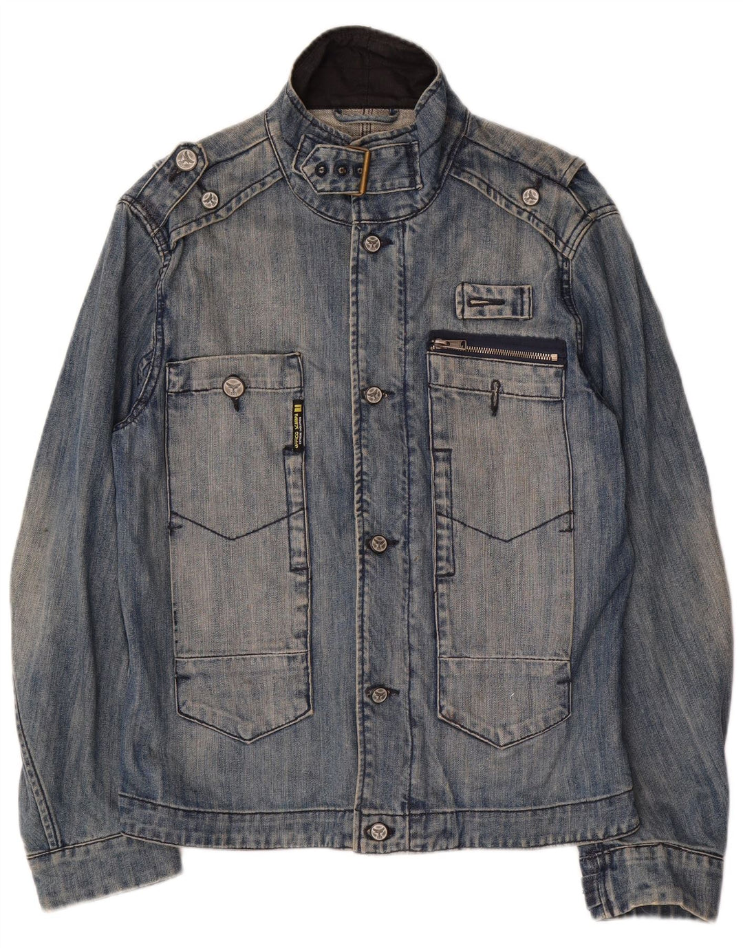 Giacca di jeans vintage da uomo UK 38 blu medio