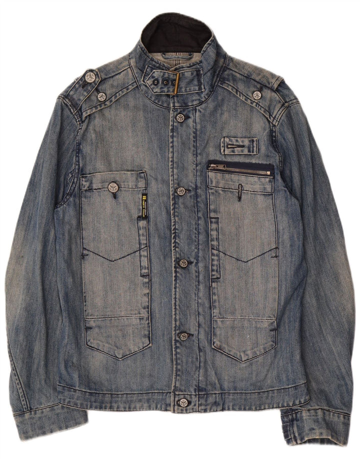 Giacca di jeans vintage da uomo UK 38 blu medio