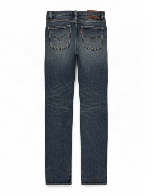 Levi's Ragazzi 510 Jeans skinny effetto invecchiato 11-12 anni W27 L28 Cotone blu