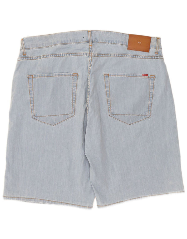Pantaloncini di jeans da uomo Liu Jo W38 XL in cotone blu