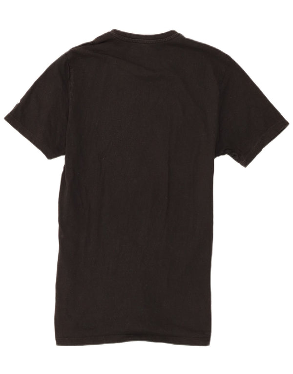 T-shirt grafica da uomo New Era Chicago Bulls Top in cotone nero medio