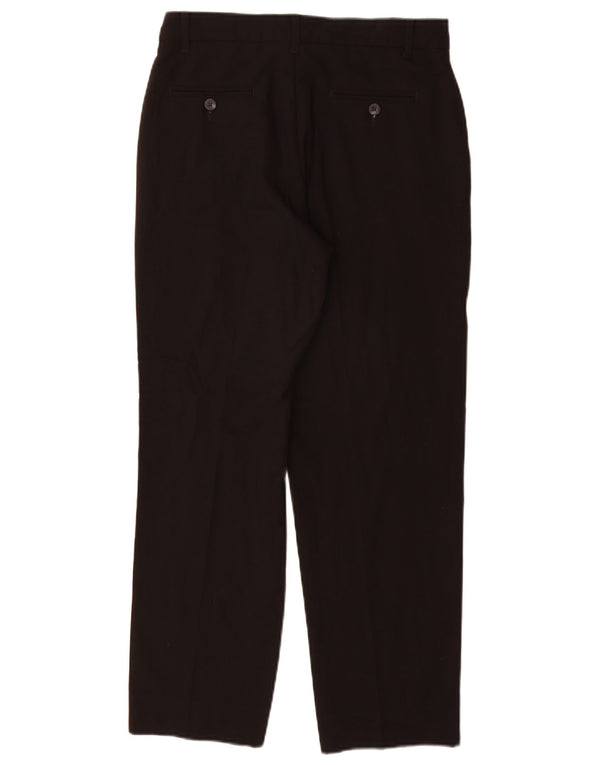 Pantaloni da abito dritti da ragazzo Izod 15-16 anni W28 L28 poliestere nero