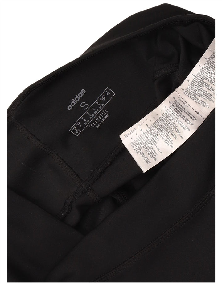 Leggings Adidas Climalite da donna UK 8/10 Piccolo poliestere nero