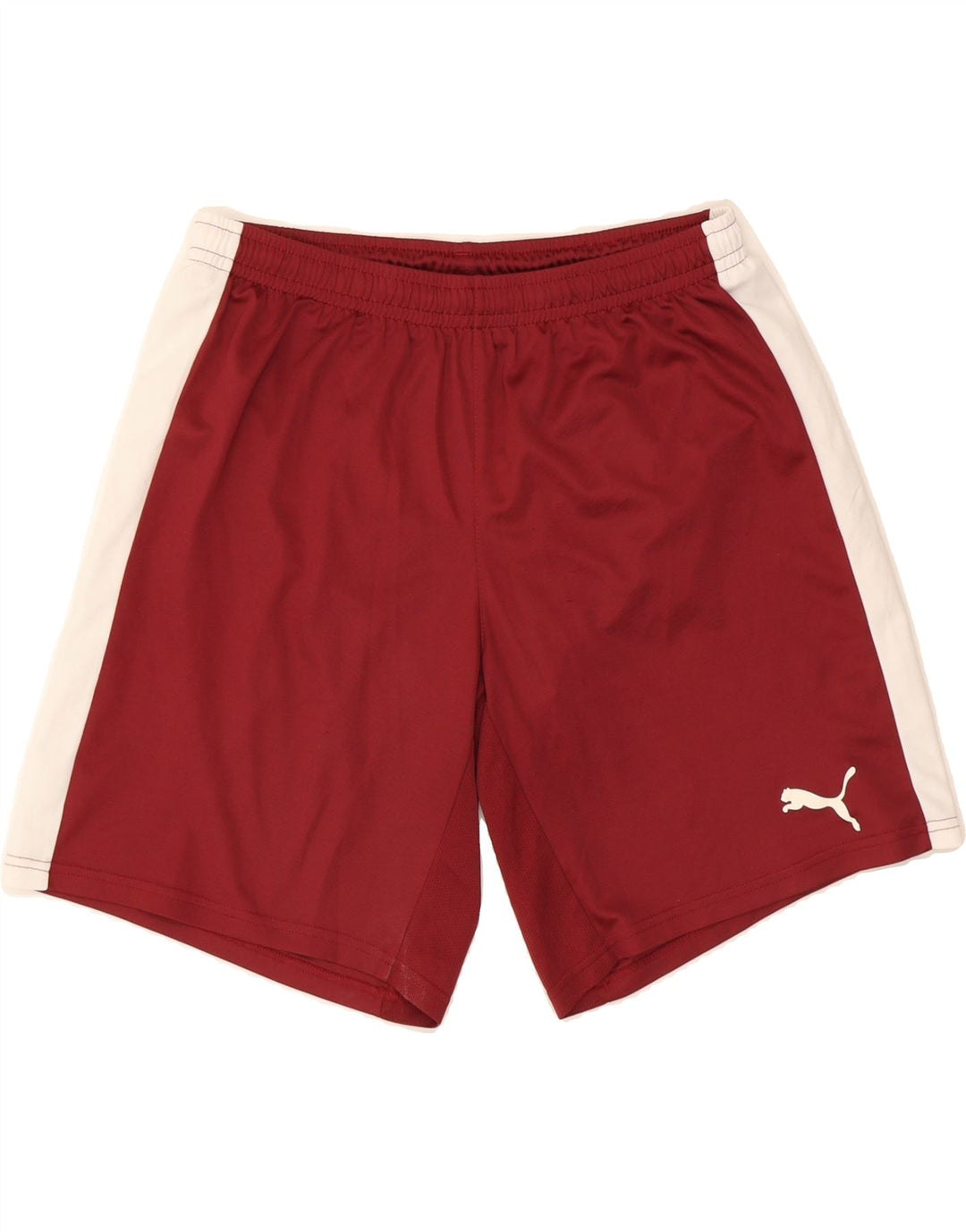PUMA Mens Sport Shorts Large  Burgundy Colourblock Vintage Puma and Second-Hand Puma from Messina Hembry 