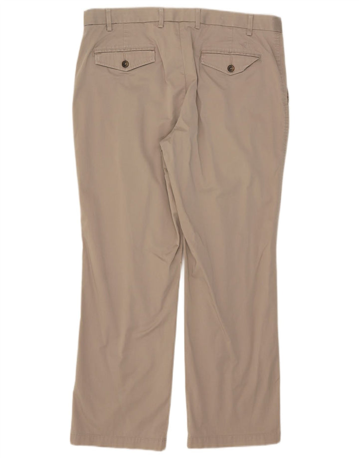 Pantaloni chino dritti Marks & Spencer da donna blu Harbour W36 L29 Beige
