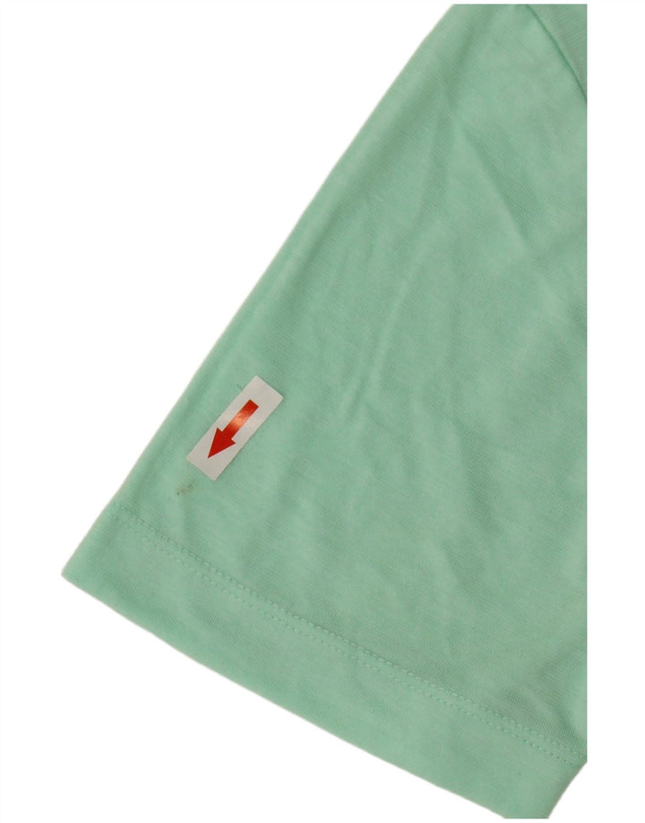 T-shirt grafica da donna Nike Top UK 10 piccola verde poliestere