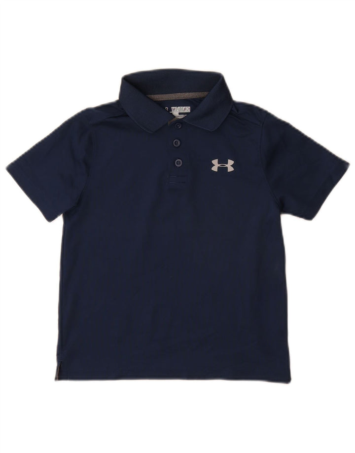 Polo UNDER ARMOUR Heat Gear da bambino 6-7 anni XS Blu navy