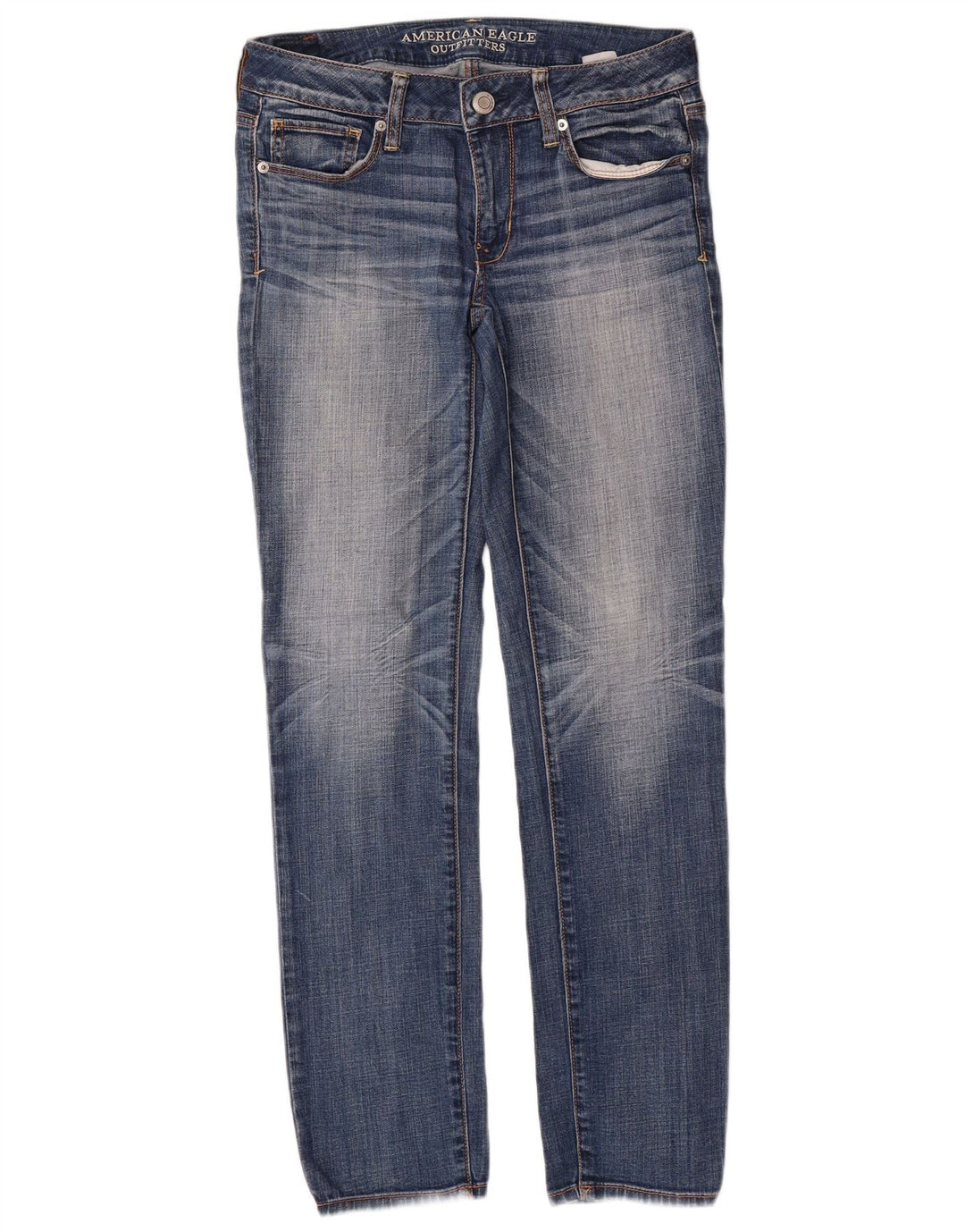 AMERICAN EAGLE Womens Skinny Jeans US 6 Medium W32 L31 Blue Cotton