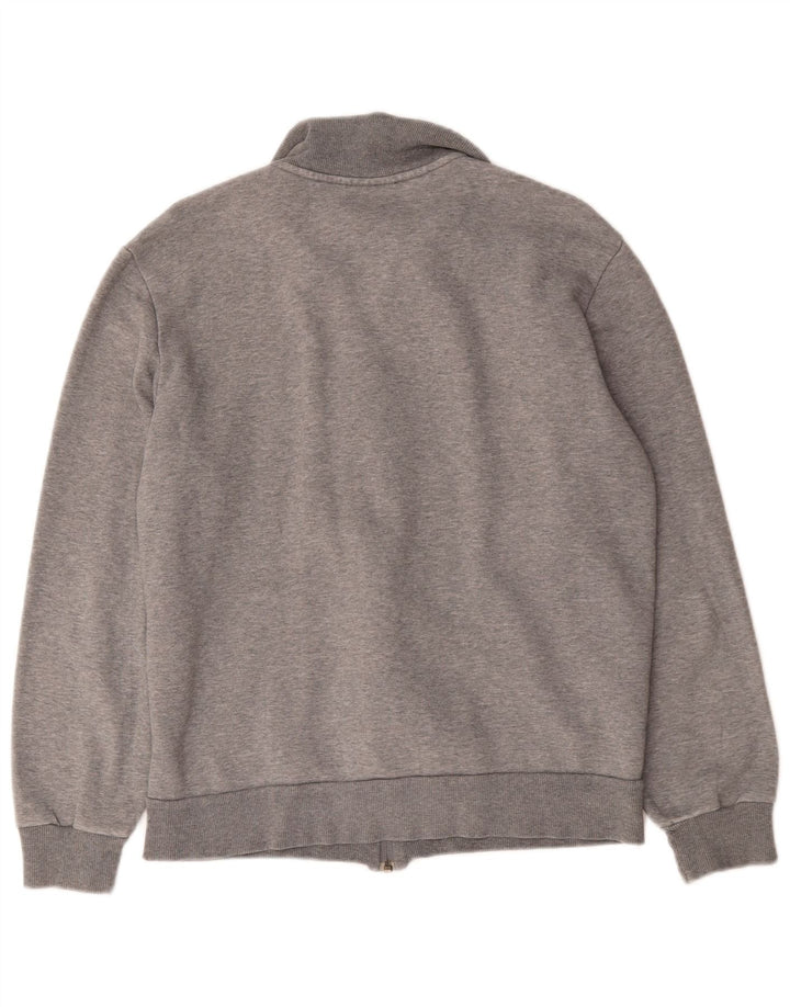 Giacca da tuta da uomo Puma in cotone grigio medio