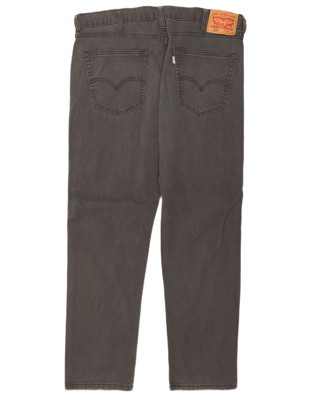 Levi's Uomo 502 Jeans affusolati W38 L32 Cotone grigio