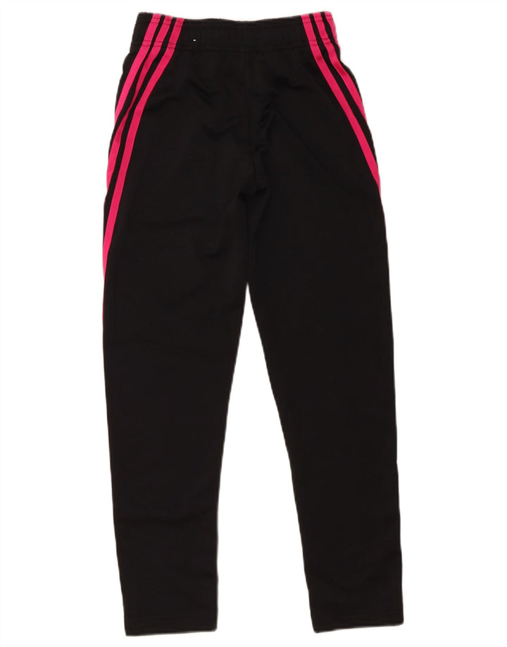 Pantaloni Tuta Bambina Adidas 9-10 Anni Poliestere Rigato Nero