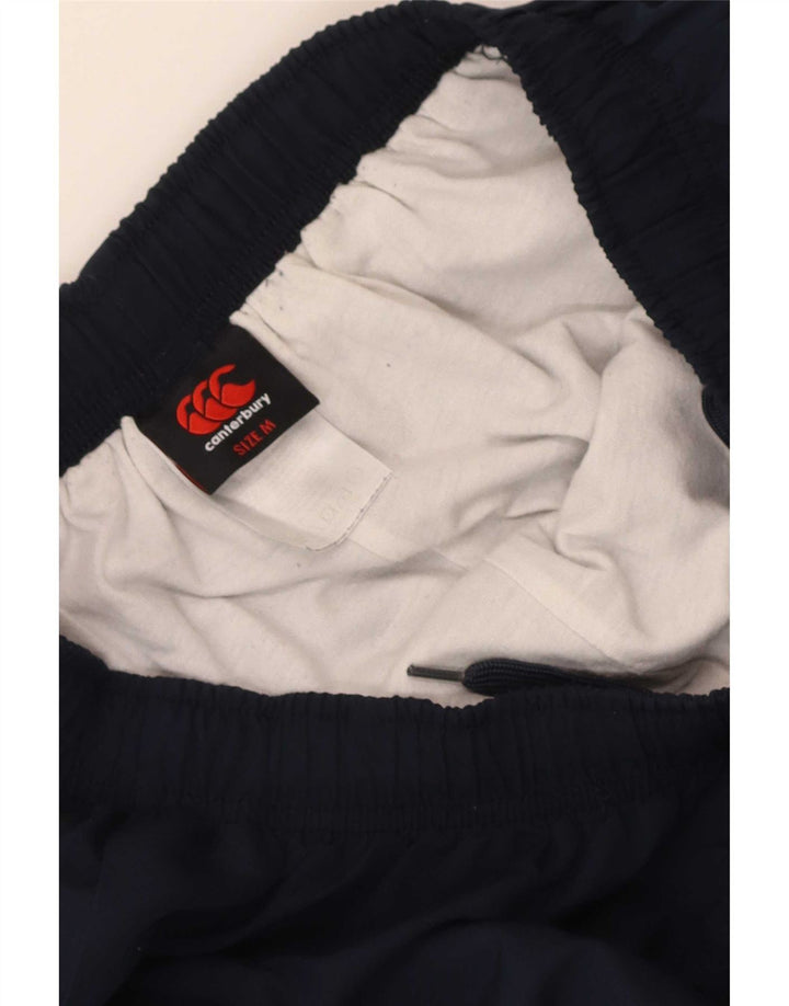Pantaloni da tuta con grafica da uomo Canterbury, poliestere medio blu navy