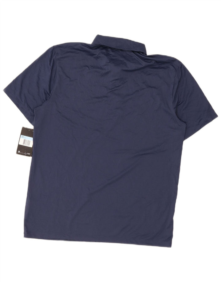 Polo Nike da uomo Dri Fit in poliestere medio blu navy