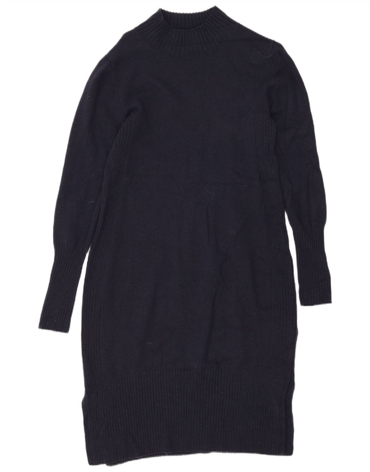 Abito maglione da donna Hobbs UK 12 medio in lana blu navy