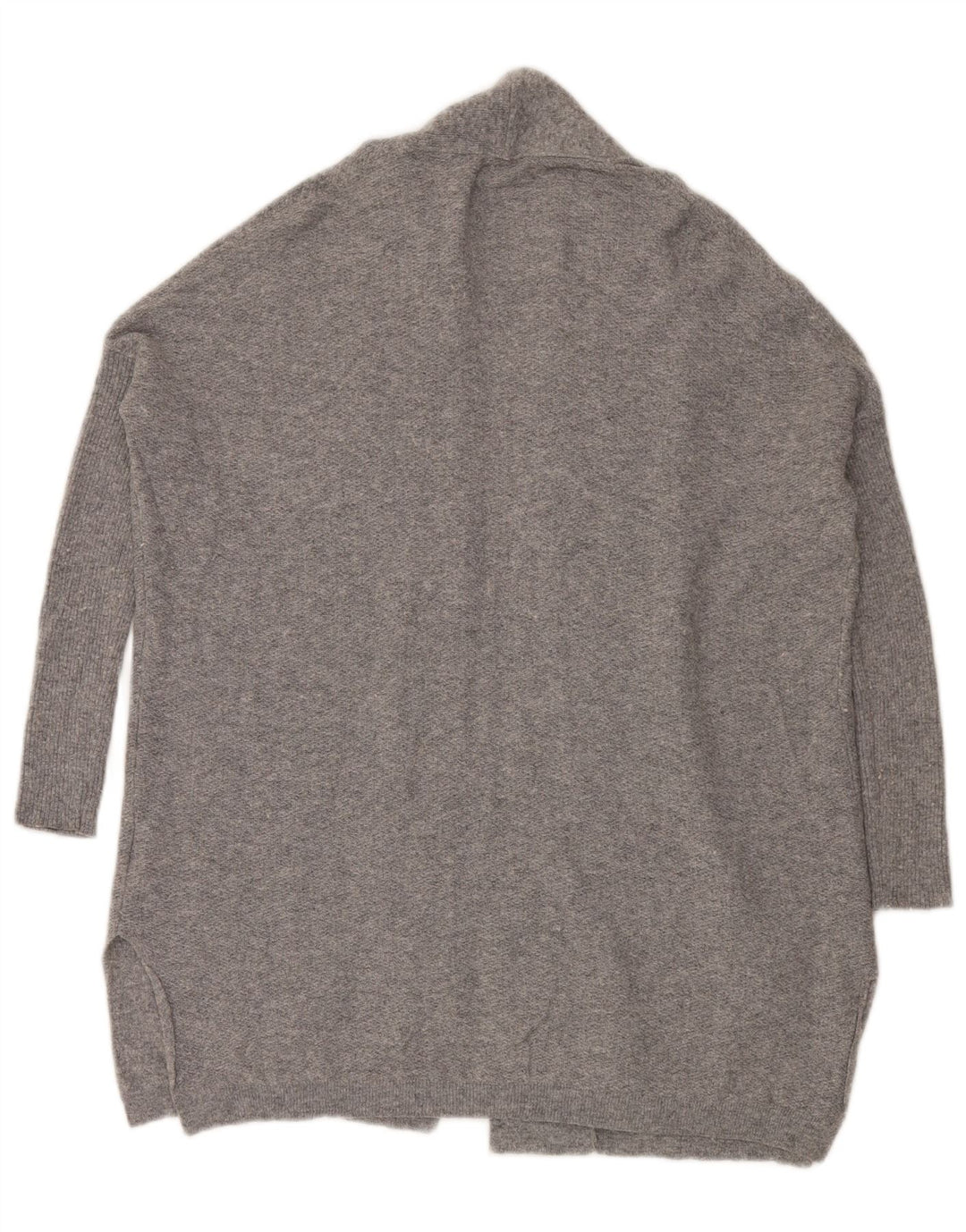 Maglione cardigan aperto oversize da donna Superdry UK 2 2XS grigio chiazzato