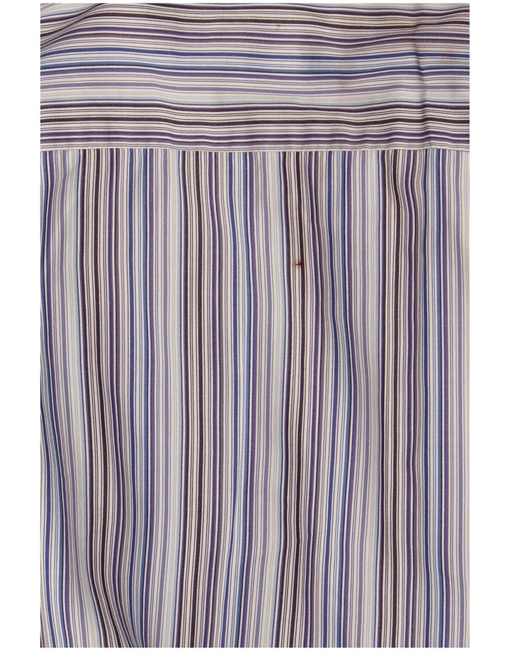 Camicia da uomo Hugo Boss taglia 42 16 1/2 grande a righe blu