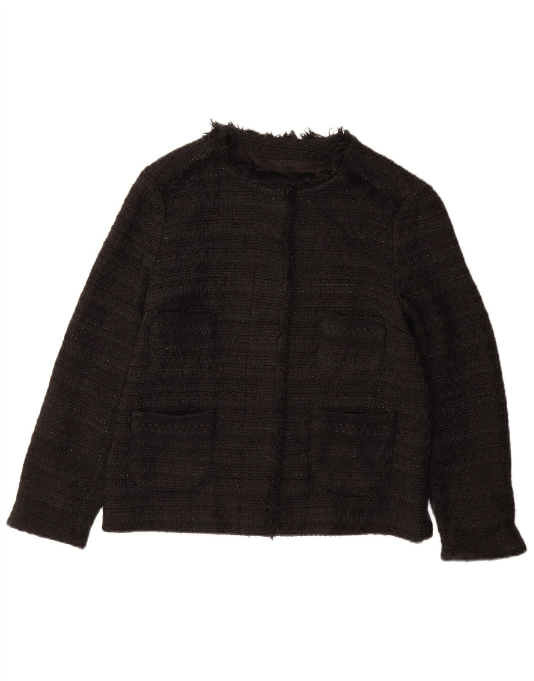 Giacca blazer da donna ZARA UK 12 media nera