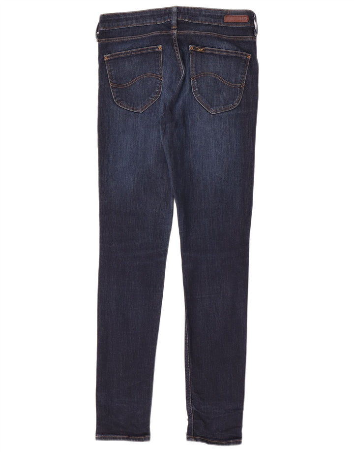 Jeans slim da donna Lee W30 L30 cotone blu