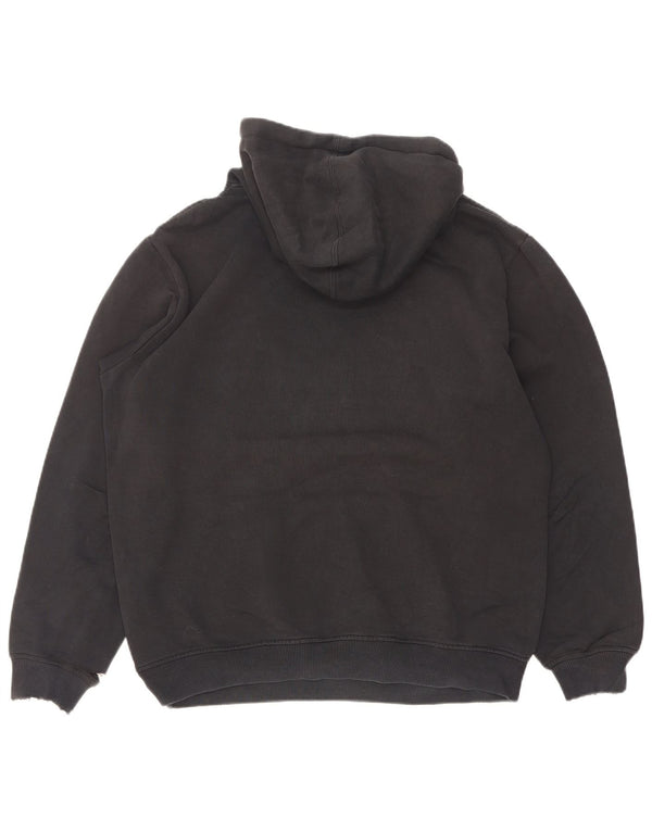 Felpa con cappuccio grafica da uomo Adidas piccola in cotone nero