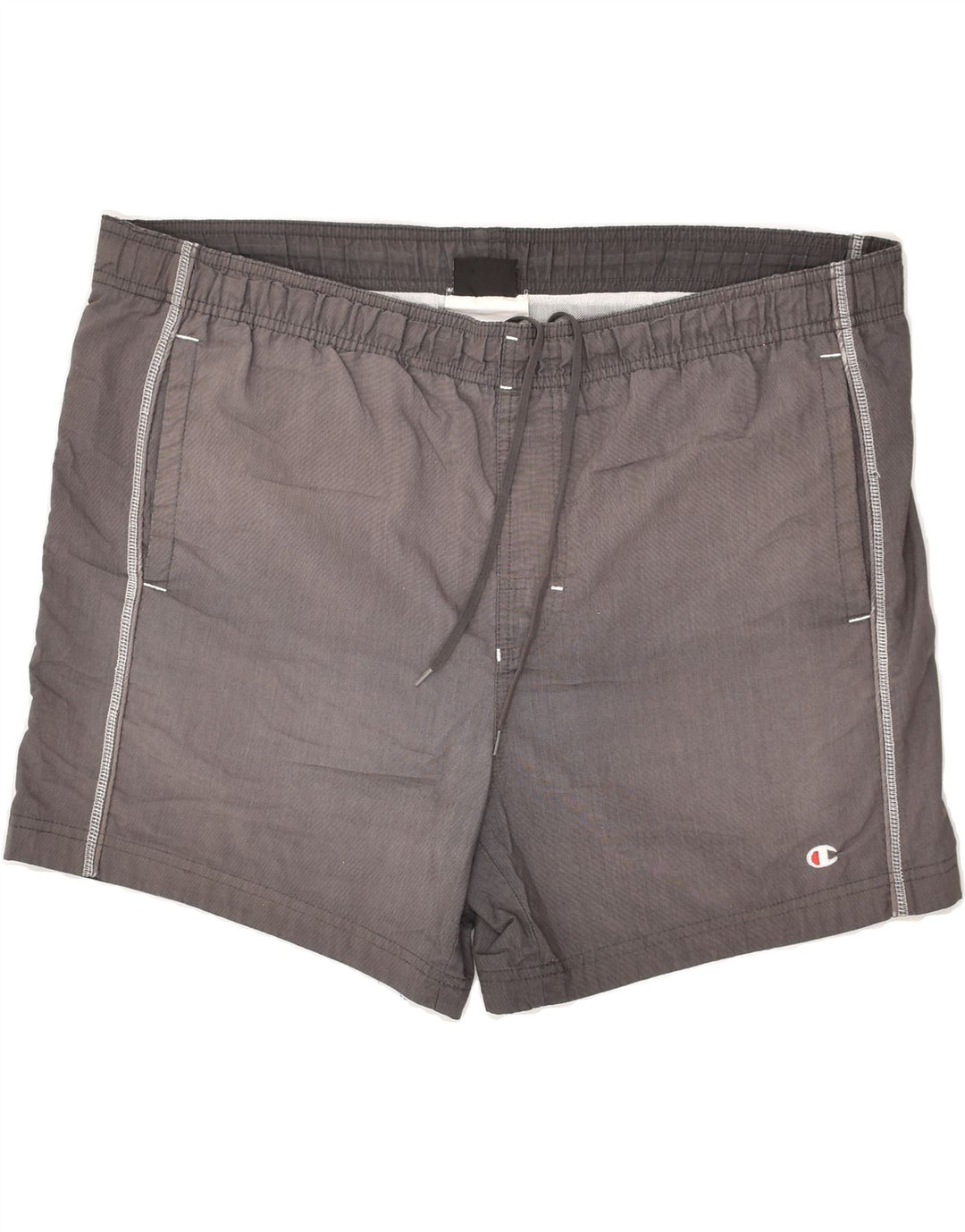 CHAMPION Mens Sport Shorts XL Grey Cotton | Vintage Champion | Thrift | Second-Hand Champion | Used Clothing | Messina Hembry 