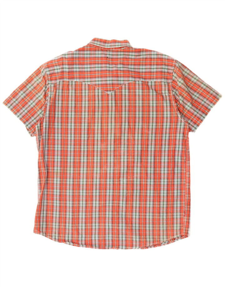 Camicia LEVI'S da uomo a maniche corte vestibilità classica 2XL rossa a quadri