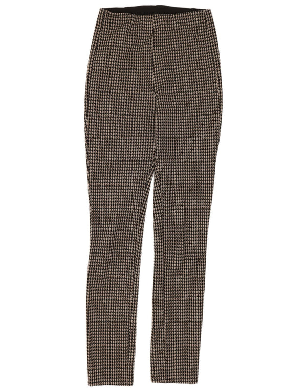 Leggings Zara da donna UK 14 medio pied de poule nero