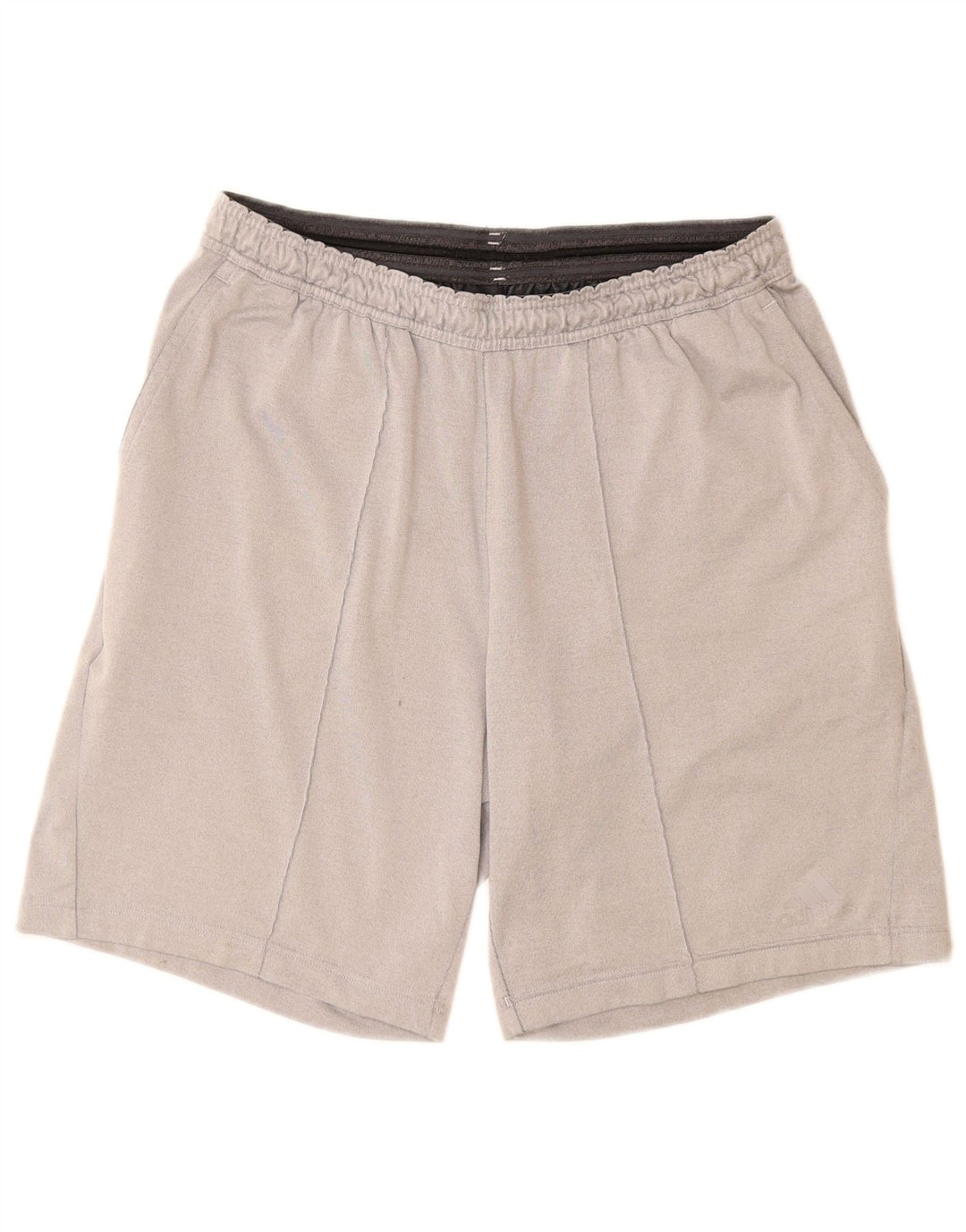 Pantaloncini sportivi ADIDAS Climacool da uomo grandi in poliestere grigio